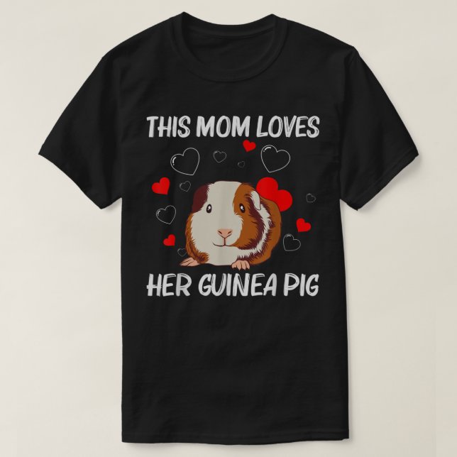 Camiseta Diseño de cerdo guineano para mamás, guiso de cerd (Diseño del anverso)