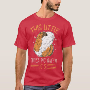 Camiseta Diseño de cerdo guineano para niños de 3 años