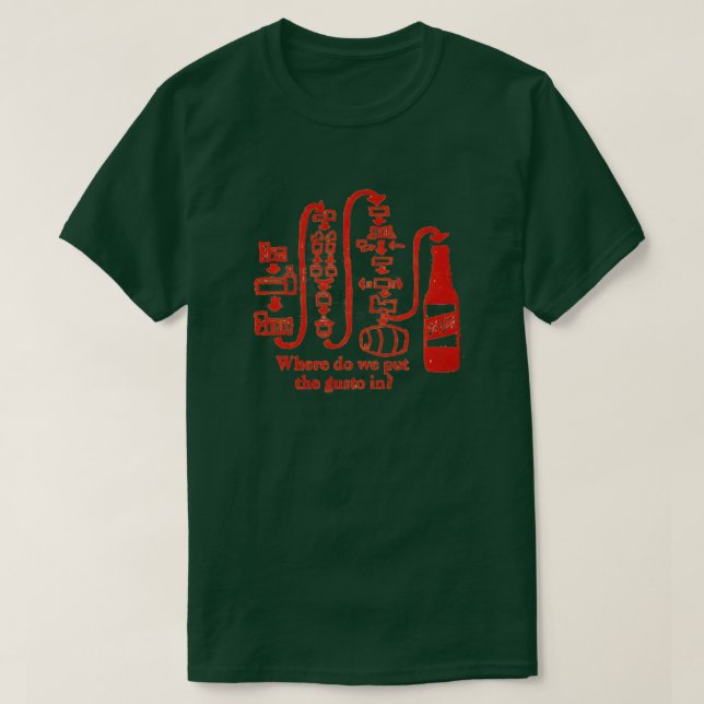 Camiseta Diseño de cervecería Schlitz (Diseño del anverso)