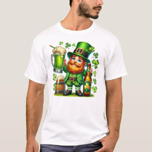 Camiseta Diseño de cerveza duende del día de San Patricio-6
