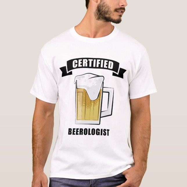 Camiseta Diseño de cerveza gracioso (Anverso)