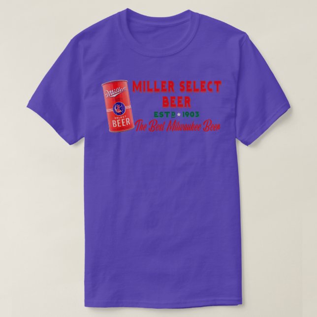 Camiseta Diseño de cervezas selectas de mollejas antiguas (Diseño del anverso)