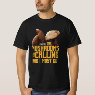 Camiseta Diseño de champiñones Los champiñones son gracioso