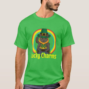 Camiseta Diseño De Charmes Afortunados Para El Día De Los P