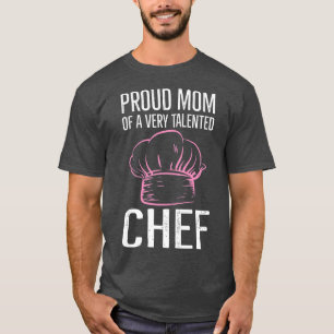 Camiseta Diseño de chef culinario femenino para mamá de coc
