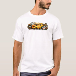 Camiseta Diseño de Chef Graffiti Cooking Street
