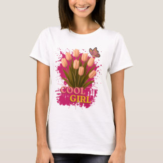 Camiseta Diseño de chica genial para mujeres, Chicas