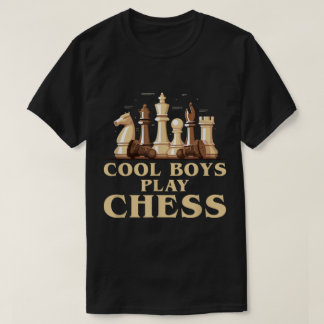 Camiseta Diseño de chicos geniales juegan ajedrez