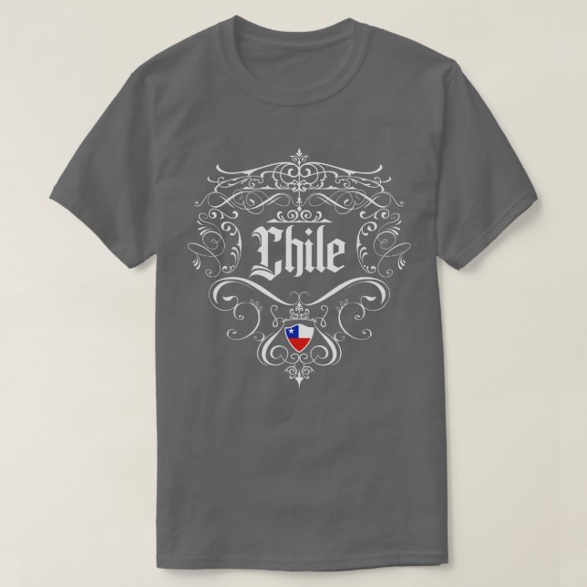 Camiseta Diseño de Chile Vintage (Diseño del anverso)
