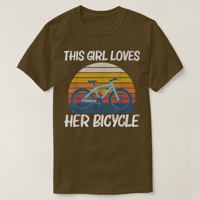 Camiseta Diseño de Ciclismo Guay Para Chicas Mujeres Bicicl (Diseño del anverso)