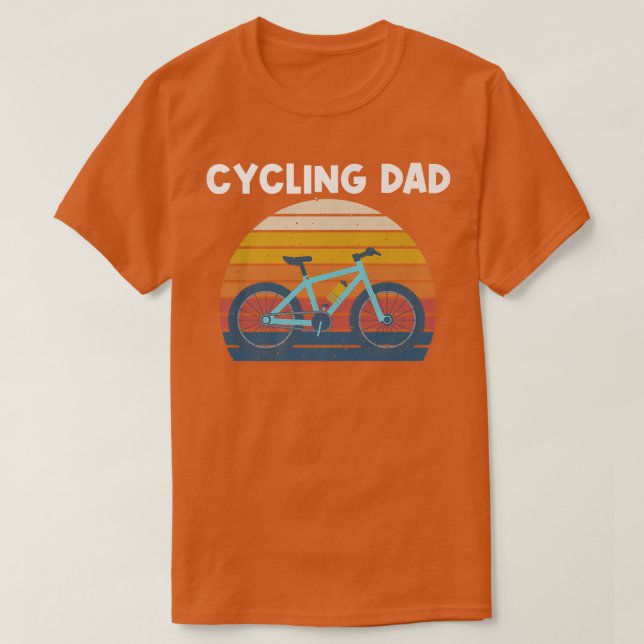 Camiseta Diseño de Ciclismo Guay Para Papá Padre Bicicleta (Diseño del anverso)