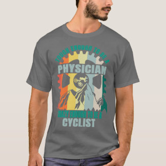 Camiseta Diseño de ciclista médico