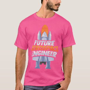 Camiseta Diseño de ciencia de cohetes para un Ingeniero Aer