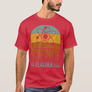 Camiseta Diseño De Ciencia Vintage Para Hombres Maestros