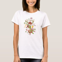 Diseño de Ciervo Colorido de Navidad