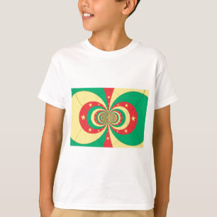 Camiseta Diseño de cinco estrellas de la República de Camer