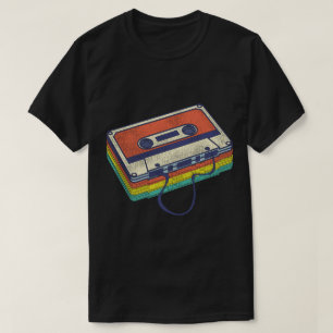 Camiseta Diseño de cinta de casete retro