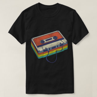 Camiseta Diseño de cinta de casete retro