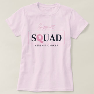 Camiseta Diseño de cinta rosada de soporte