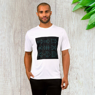 Camiseta Diseño de circuito de flecha de tecnología futuris