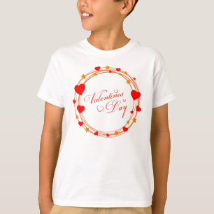 Camiseta Diseño de círculo del día de San Valentín-25695