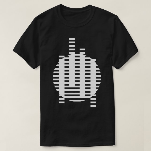 Camiseta diseño de círculo geométrico (Diseño del anverso)