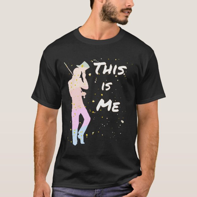 Camiseta Diseño de Circus Ring Master P T Barnum Silhuotte  (Anverso)