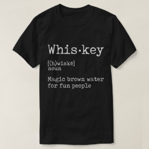 Camiseta Diseño de cita de definición de Whiskey divertido