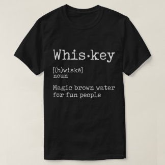 Camiseta Diseño de cita de definición de Whiskey divertido