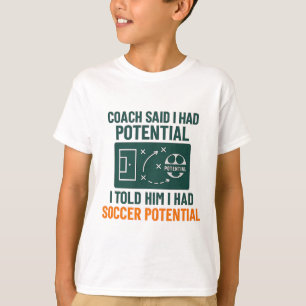 Camiseta Diseño de cita de entrenador de pizarra de potenci