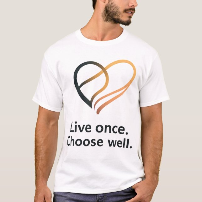 Camiseta Diseño de Cita de Vida Intencional (Anverso)