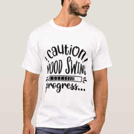 Camiseta Diseño de cita divertida precaución cambio de humo