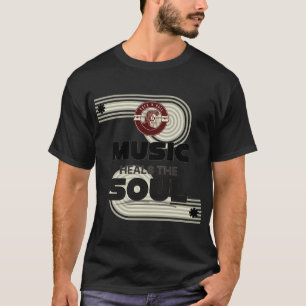 Camiseta Diseño de cita Música Cura el Alma