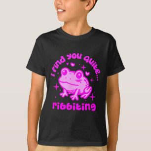 Camiseta Diseño de cita para amantes de ranas con rana lind