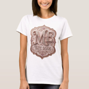 Camiseta Diseño de cita Snappy Gold ME EST 2005