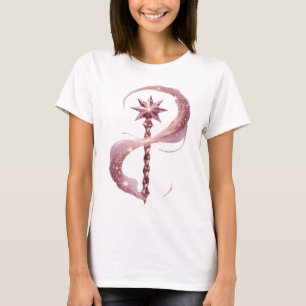 Camiseta Diseño de cita STAR WAND Rosa Juguetón
