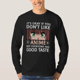Camiseta Diseño de citas animadas  Anime Good Taste