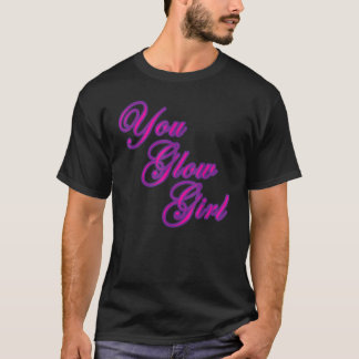 Camiseta Diseño de citas de Chica brillante