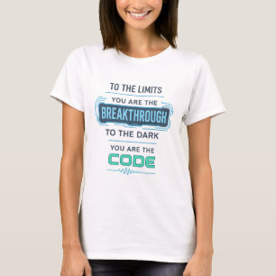 Camiseta Diseño de citas de IA - Avance para codificar la o