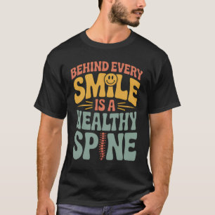 Camiseta Diseño de citas de quiropráctico de espina sana so