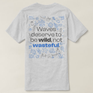 Camiseta Diseño de citas oceánicas y arte de líneas marinas