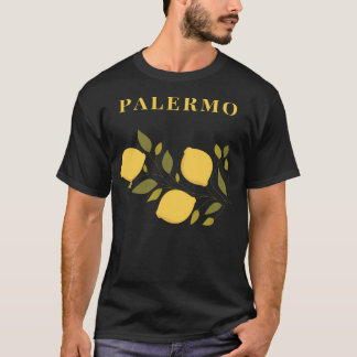 Camiseta Diseño de ciudades italianas Palermo Limone