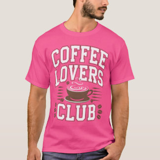 Camiseta Diseño de club icónico para entusiastas del café d