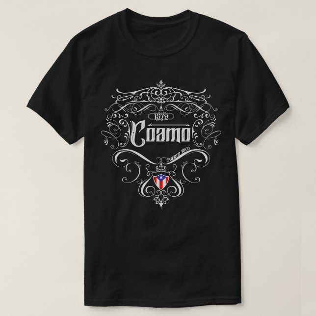 Camiseta Diseño de Coamo Vintage (Diseño del anverso)