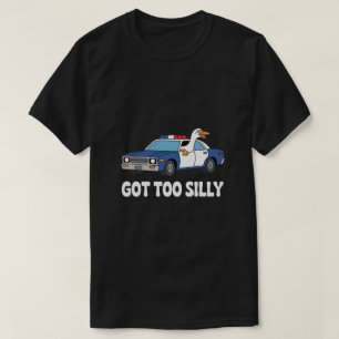Camiseta Diseño de coche de policía de ganso divertido – Me