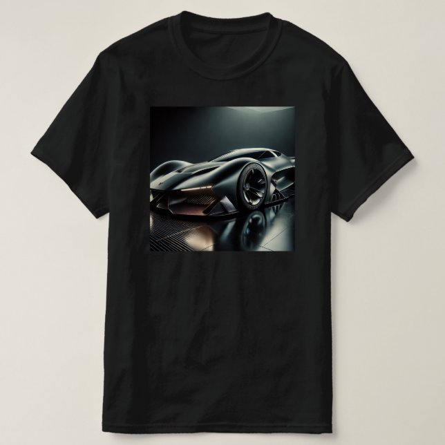 Camiseta Diseño de coche genial. (Diseño del anverso)