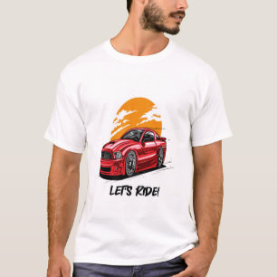 Camiseta Diseño de coches clásicos