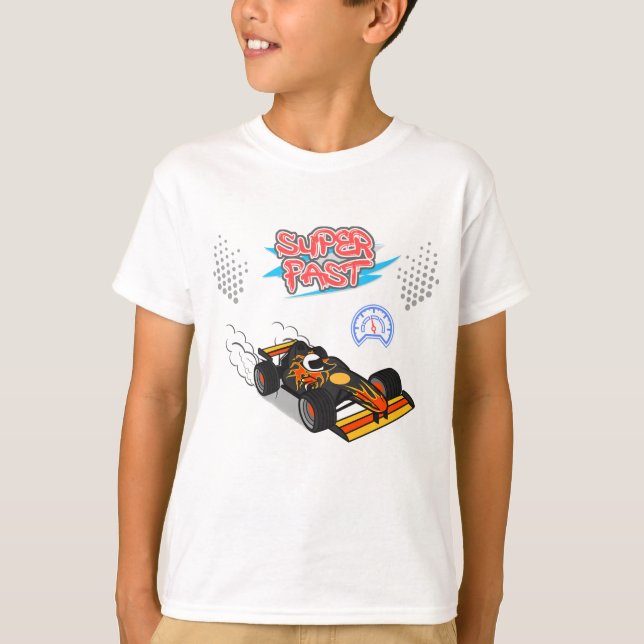Camiseta Diseño de coches de Carreras deportiva (Anverso)