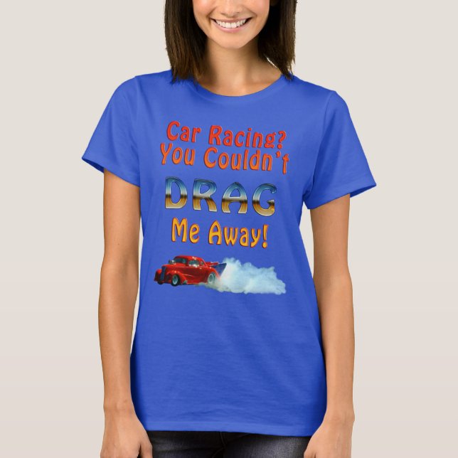 Camiseta Diseño de coches y humos divertidos (Anverso)