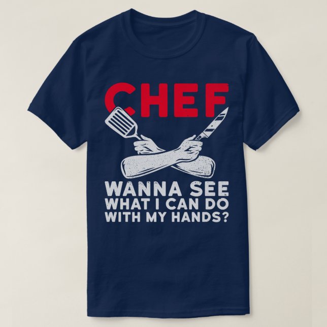 Camiseta Diseño de cocina de chef para chef (Diseño del anverso)
